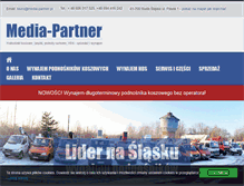 Tablet Screenshot of media-partner.pl